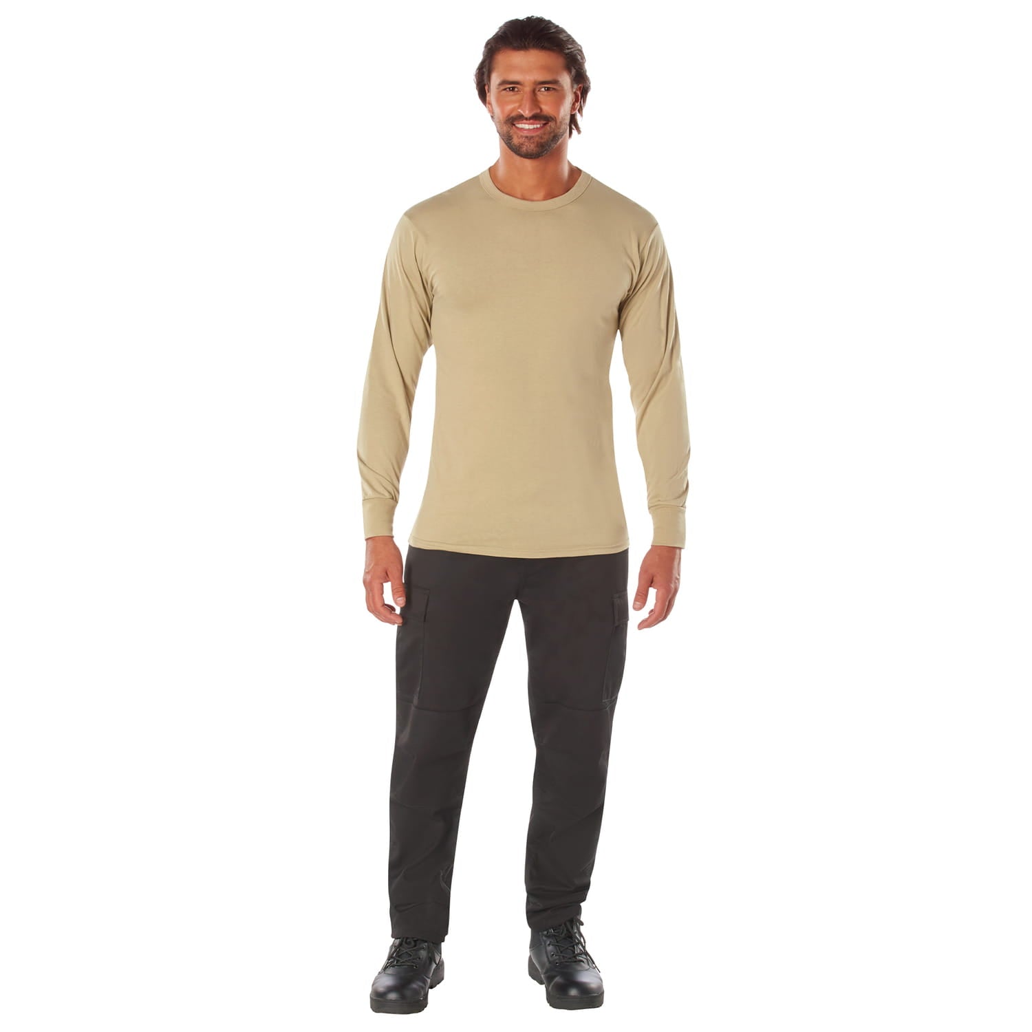 Basic Issue Military Solid Long Sleeve T-Shirt
