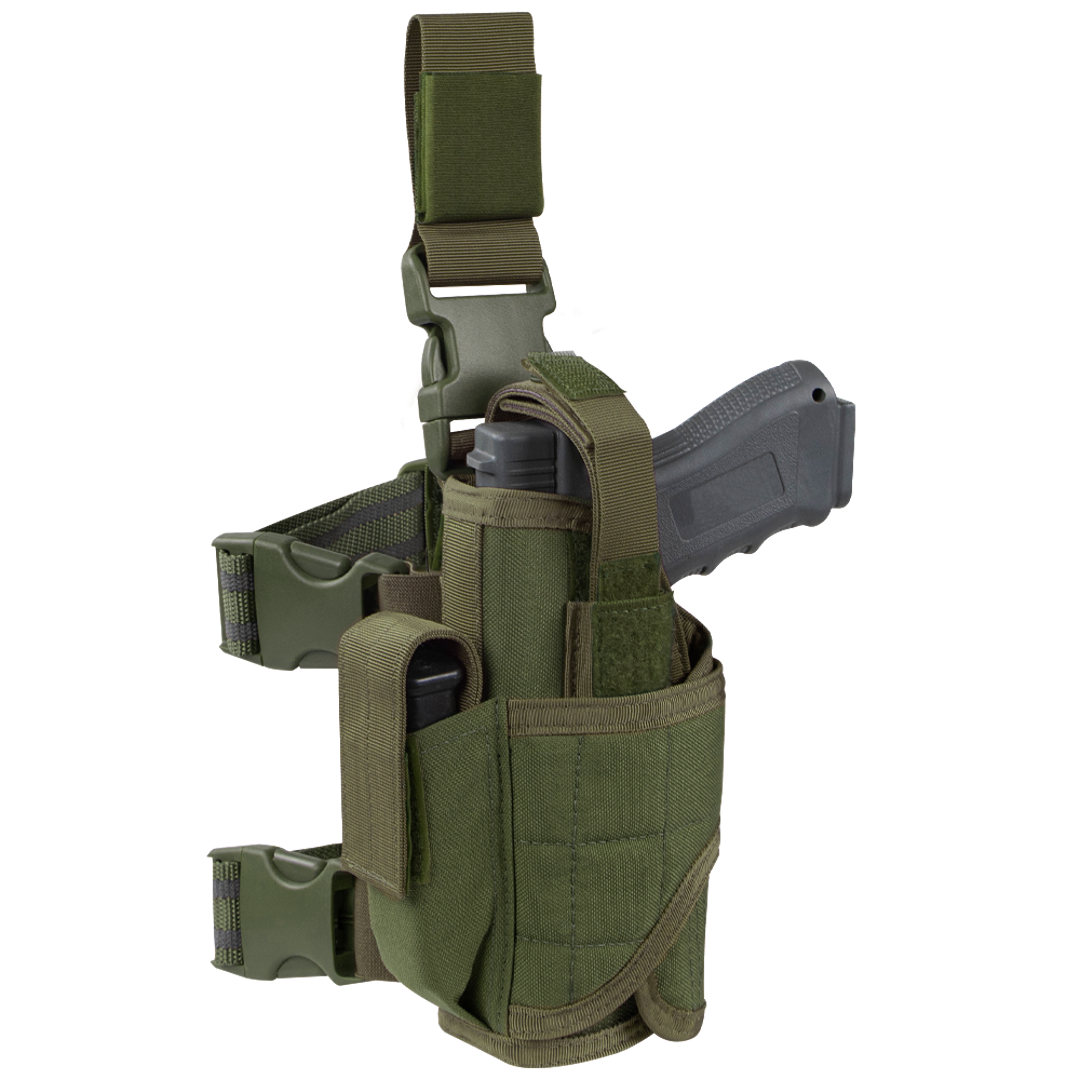 Tornado Tactical Leg Holster - Left Hand - Olive Drab