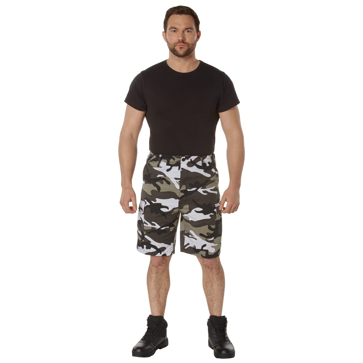 City Camouflage Military BDU Cargo Shorts