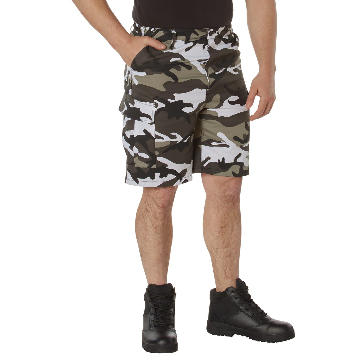 City Camouflage Military BDU Cargo Shorts