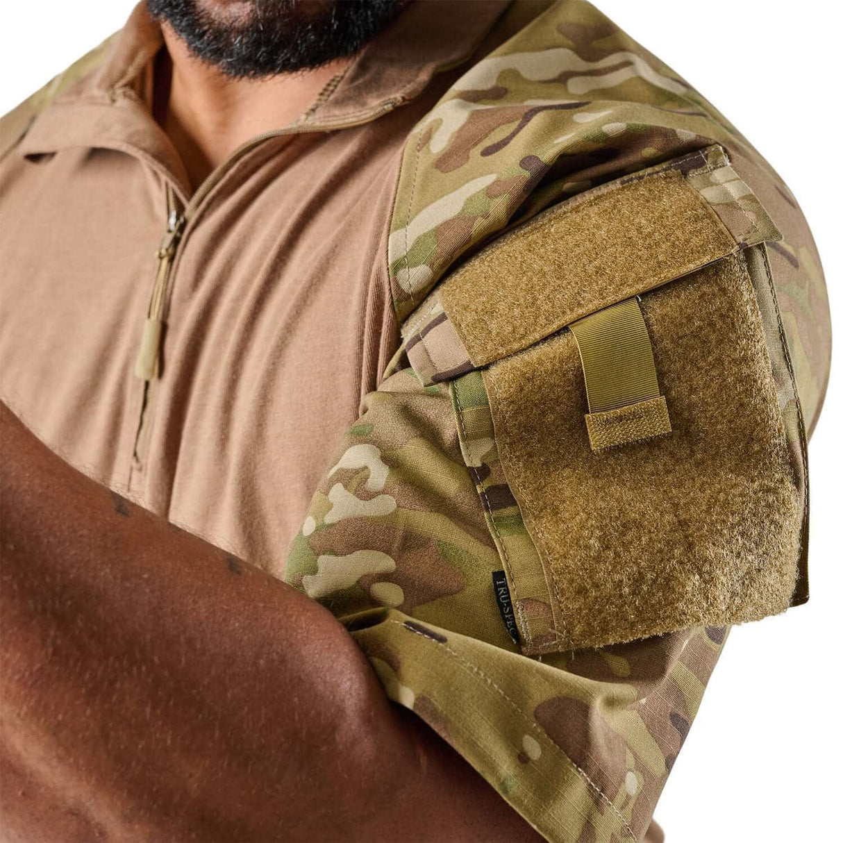Tru-Spec Multicam Short Sleeve Quarter Zip Combat Shirt