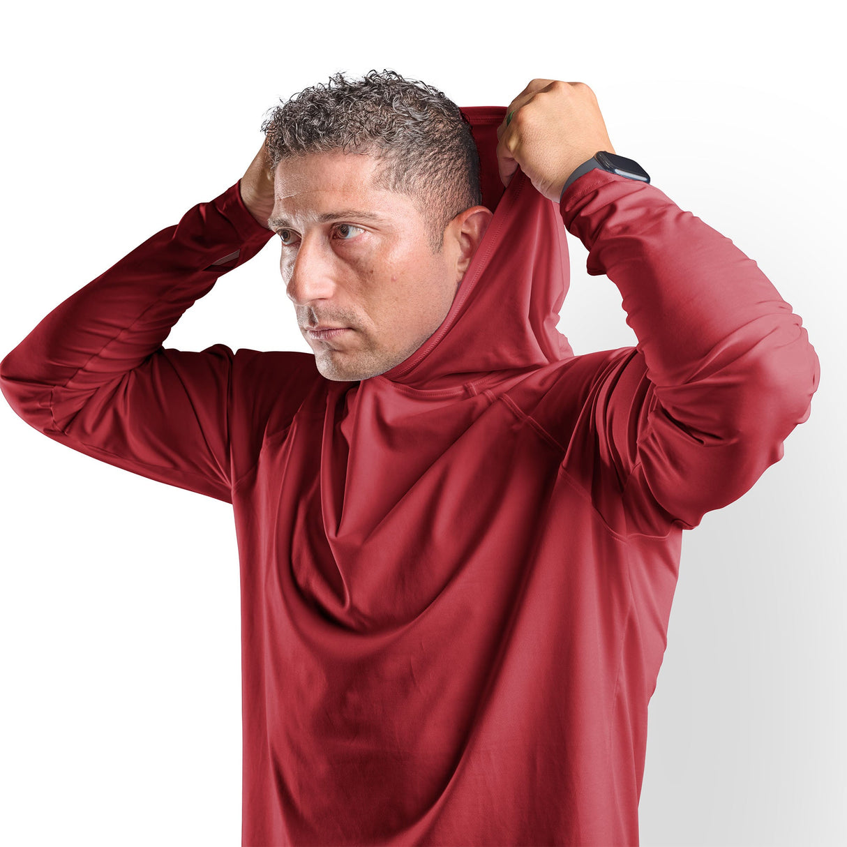 Tru-Spec 24/7 Sun Hoodie - Red