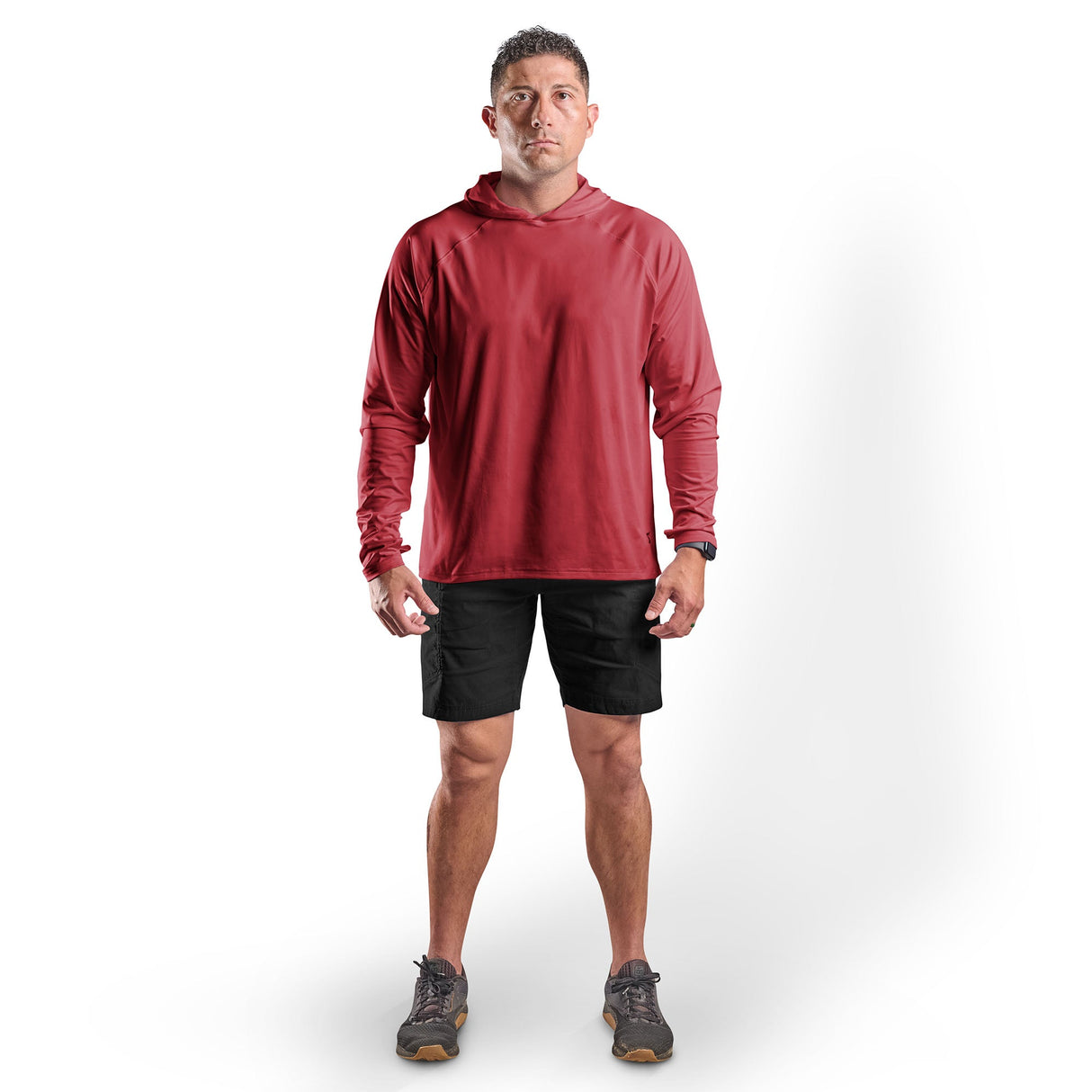 Tru-Spec 24/7 Sun Hoodie - Red