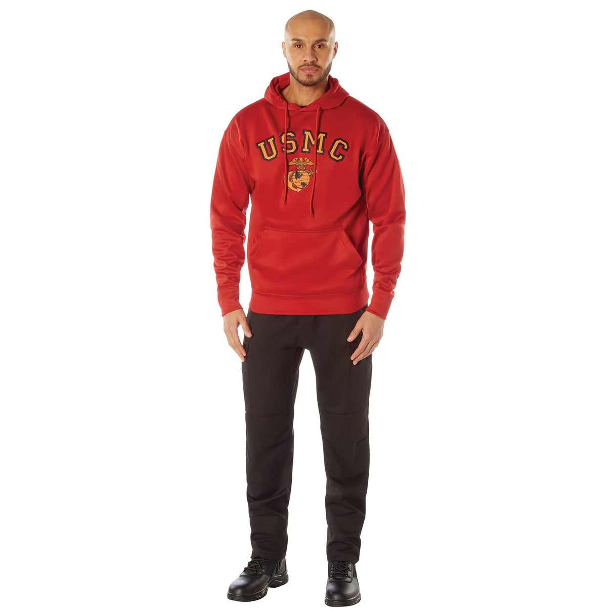 USMC Eagle Globe & Anchor Pullover Performance Sweatshirt