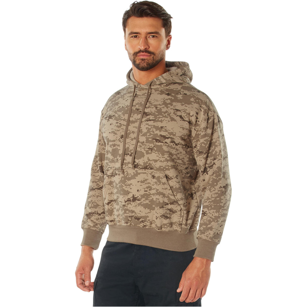 Desert Digital Camo Pullover Hooded Sweatshirt