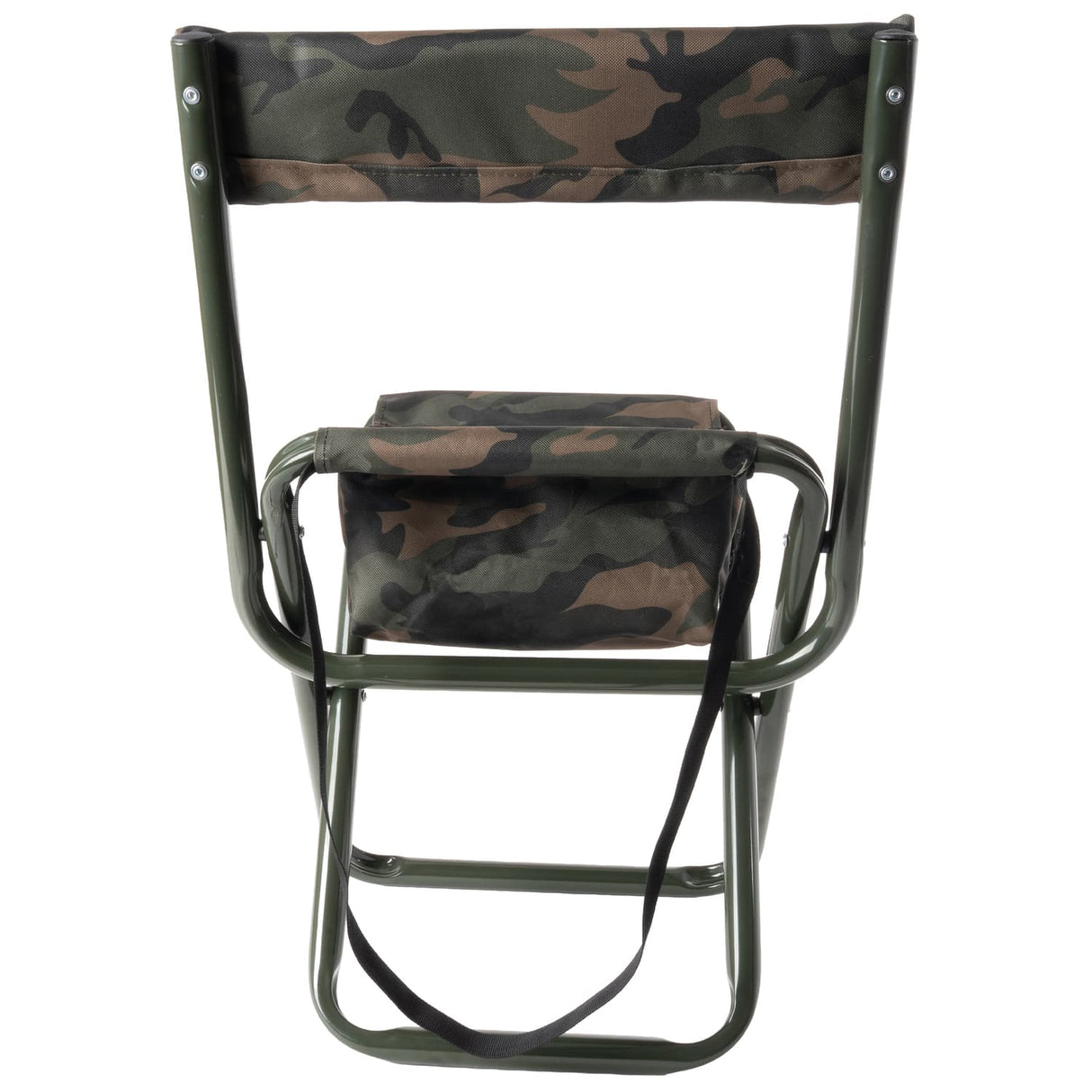 Deluxe Folding Camp Chair with Pouch and Back Support
