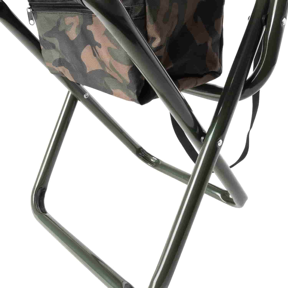 Deluxe Folding Camp Chair with Pouch and Back Support