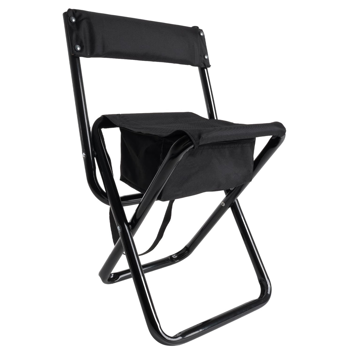 Deluxe Folding Camp Chair with Pouch and Back Support