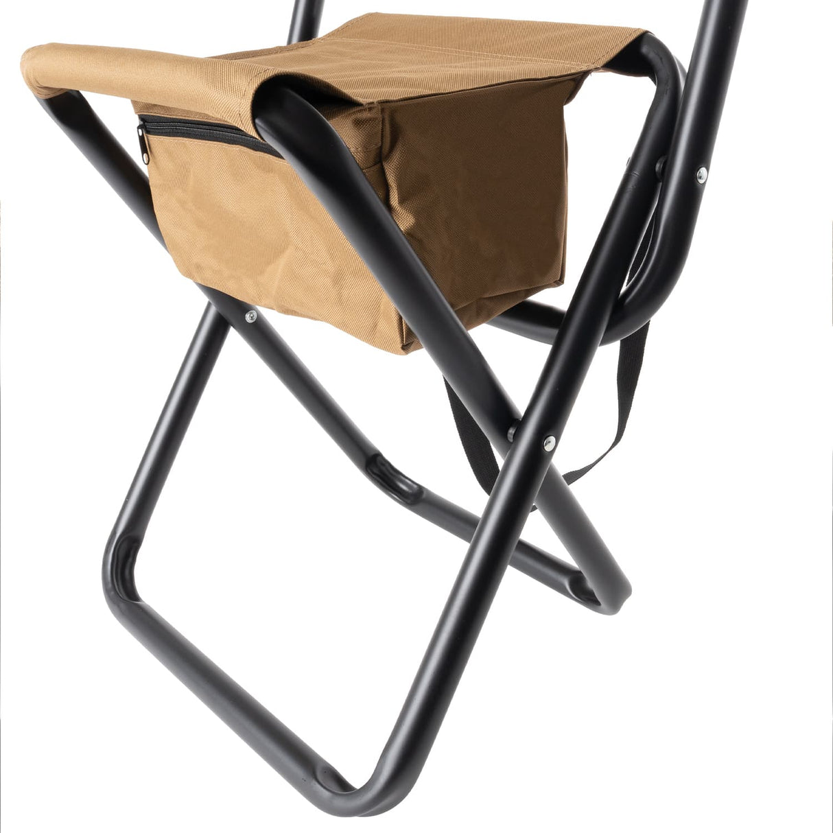 Deluxe Folding Camp Chair with Pouch and Back Support