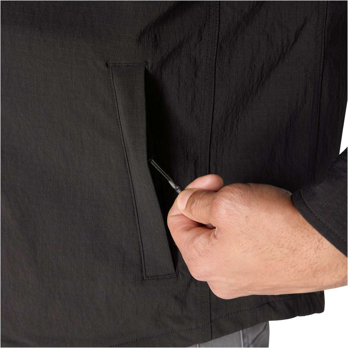 Carhartt Men's Force Fleece-Lined Rip-Stop Shirt Jac
