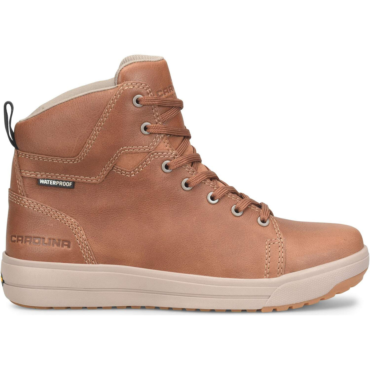 Carolina Workline 6-inch Waterproof Composite Toe Pecan Brown Men's Athletic Casual Men's Work Boot