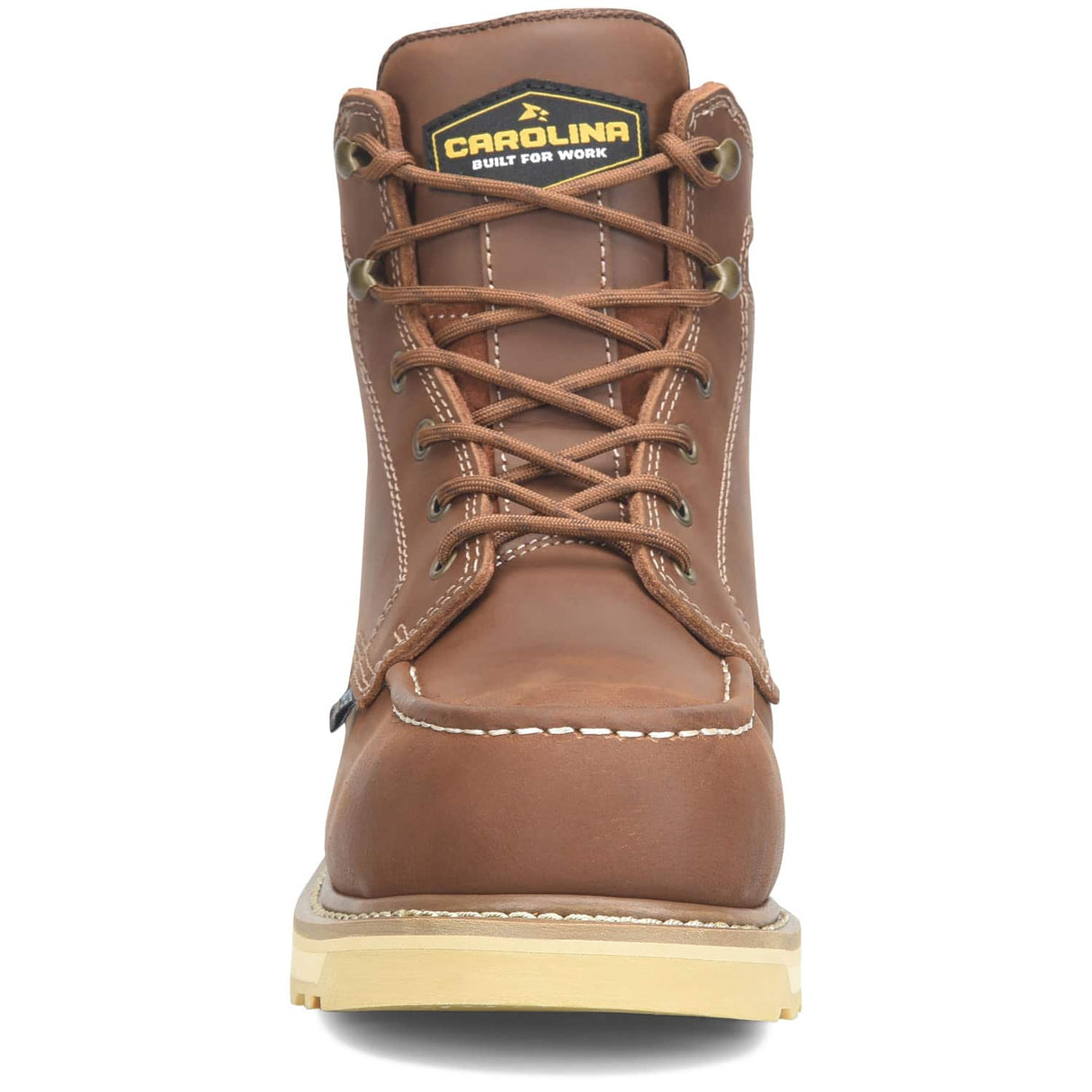 Carolina Gruntz 6-Inch Waterproof Wedge Sole Moc Composite Safety Toe Men's Work Boot