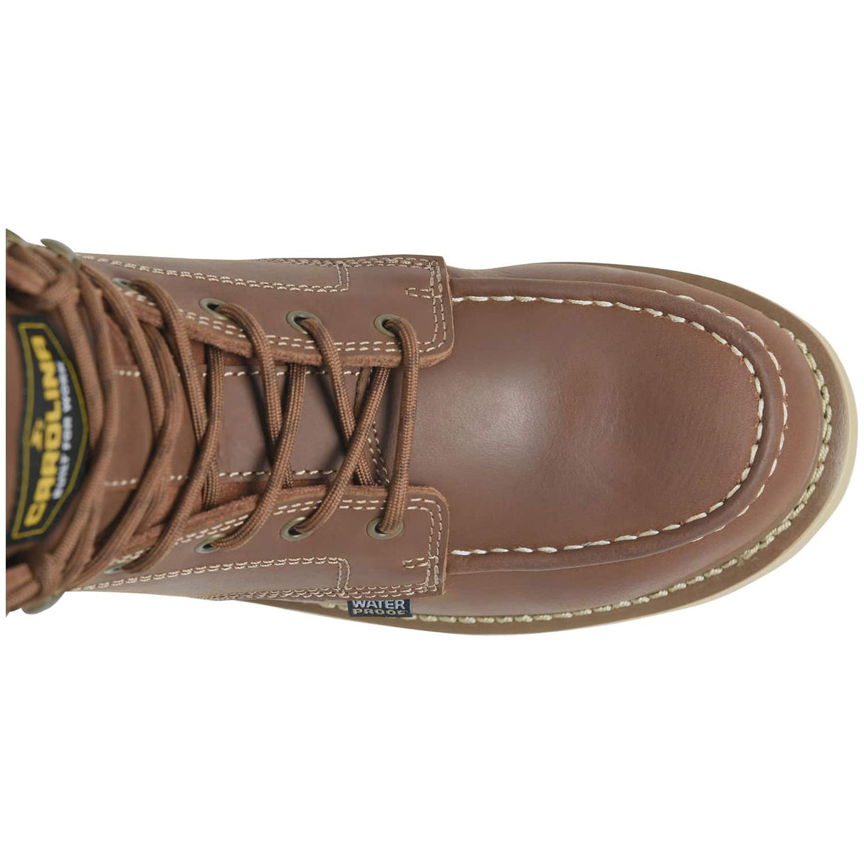 Carolina Gruntz 6-Inch Waterproof Wedge Sole Moc Composite Safety Toe Men's Work Boot