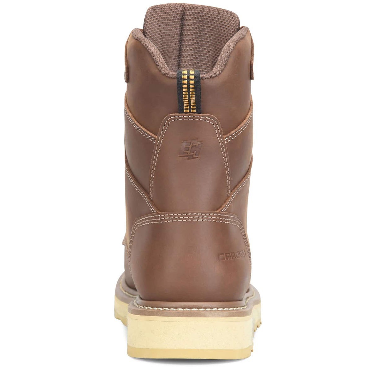 Carolina Gruntz 8-Inch Waterproof Wedge Sole Composite Safety Toe Men's Work Boot