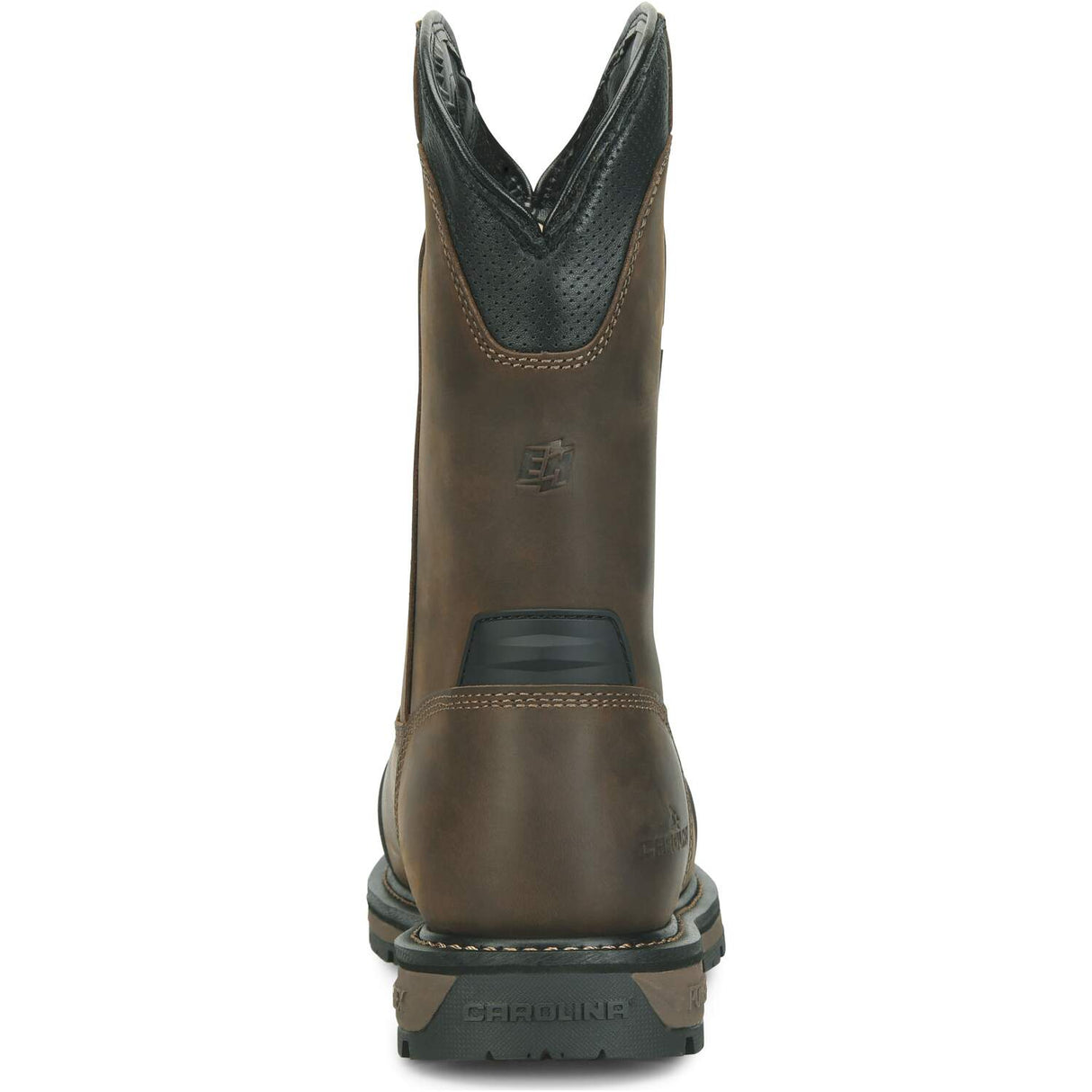 Carolina Blockade 11-inch Pull-on Men's Brown Heavy Duty Waterproof Composite Safety Toe Work Boot