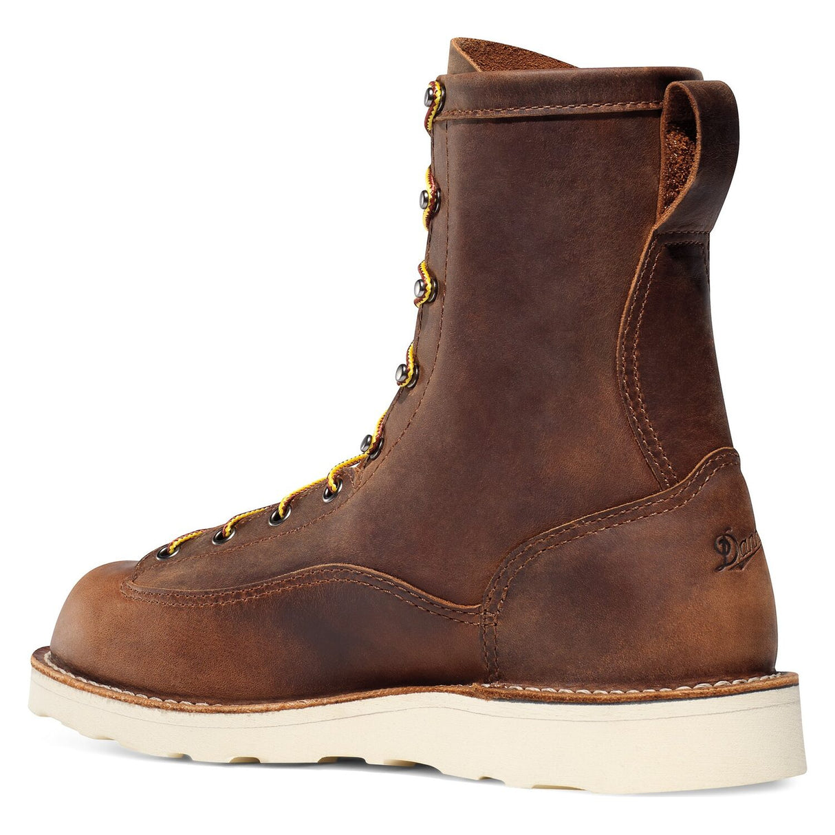 Danner Bull Run 8-inch Brown Vibram Cristy Plain Toe Work Boots - 15556