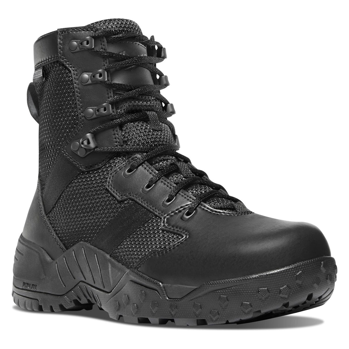 Danner Scorch Black Side-Zip 8-Inch Waterproof Tactical Boot