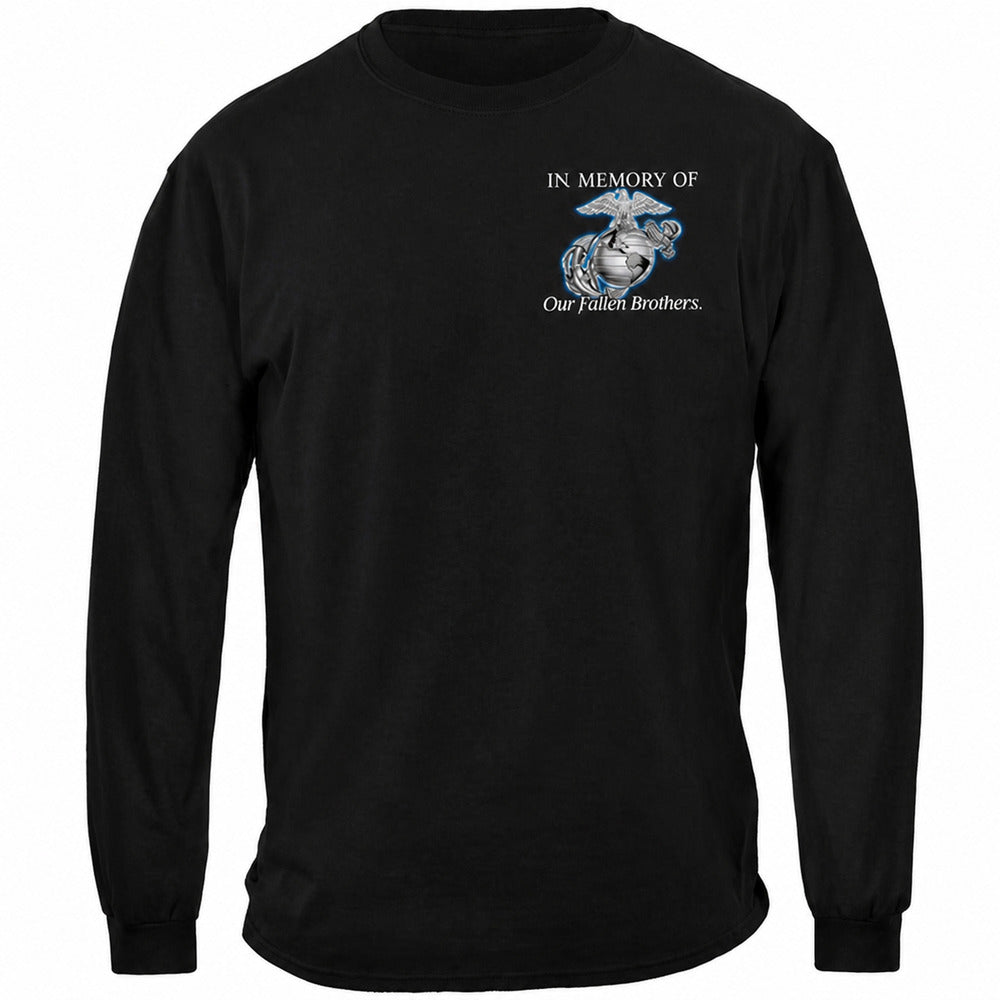 Marines All Gave Some, Some Gave All Long Sleeve T-shirt - front view