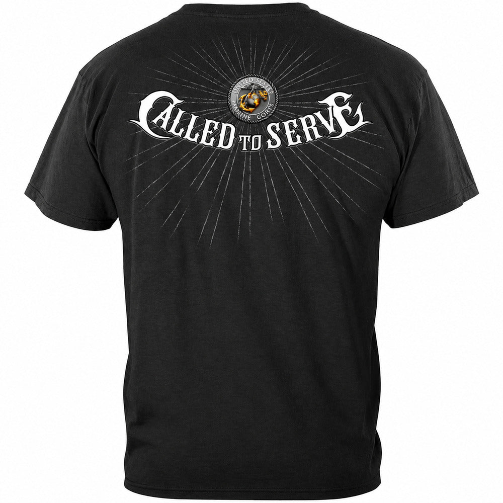 Called to Serve Marine T-shirt - front view