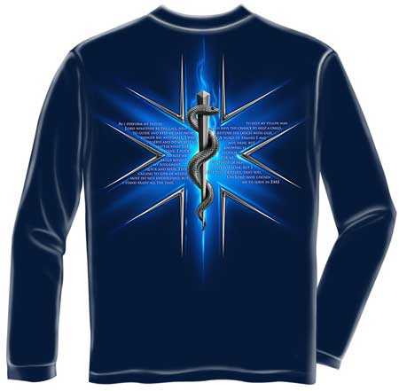 Paramedic Prayer Long Sleeve EMT T-shirt