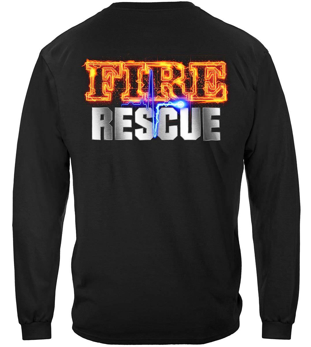 Fire Rescue T-shirt - Long Sleeve
