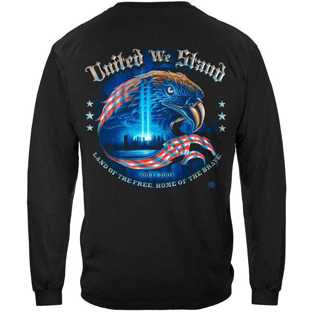 United We Stand 9/11 Patriotic T-shirt - Long Sleeve
