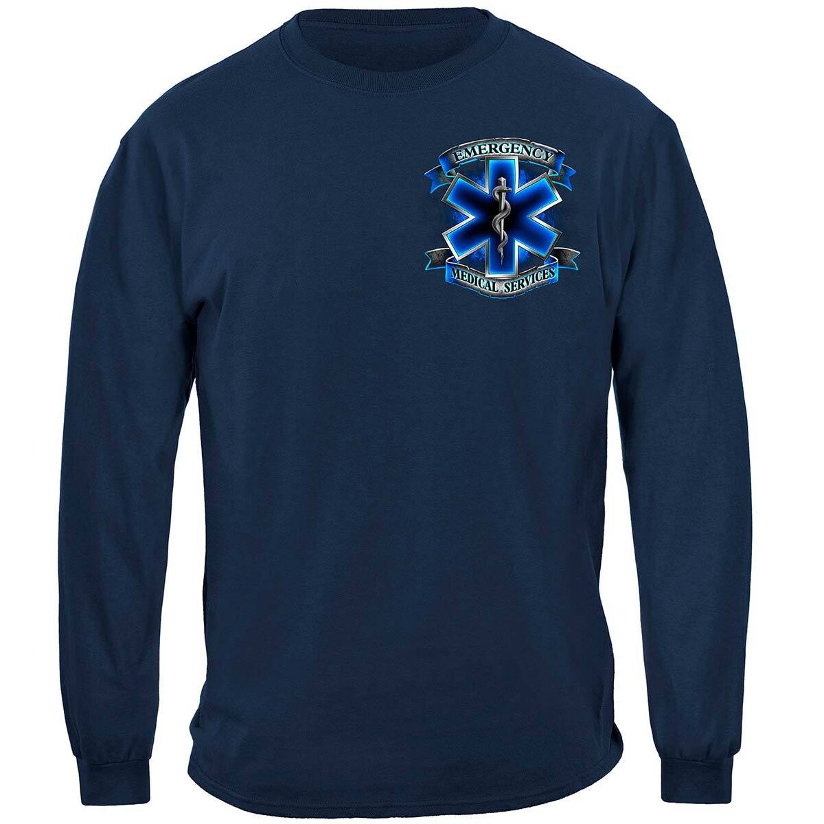 Service Before Self Long Sleeve EMS T-Shirt