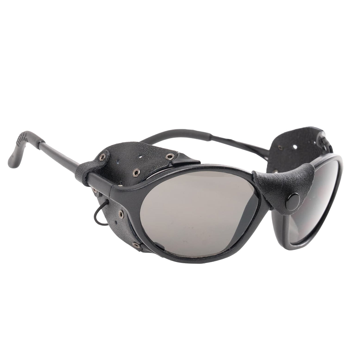 Glaciar Sunglasses with Leather Wind Guard