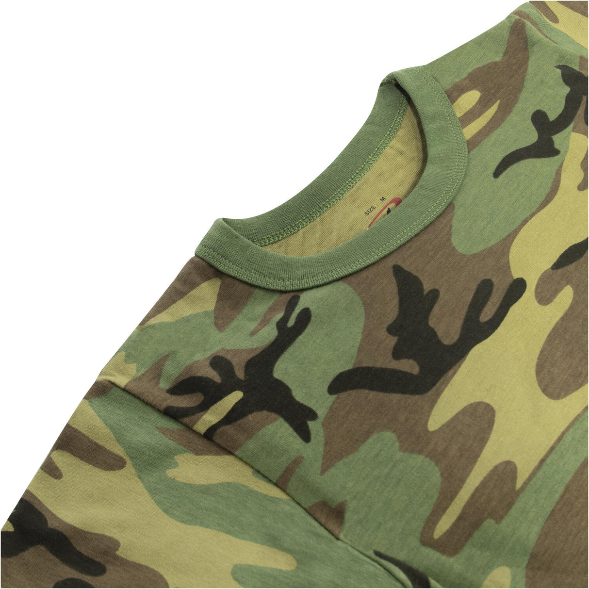 Kids Woodland Camo Short Sleeve T-shirt