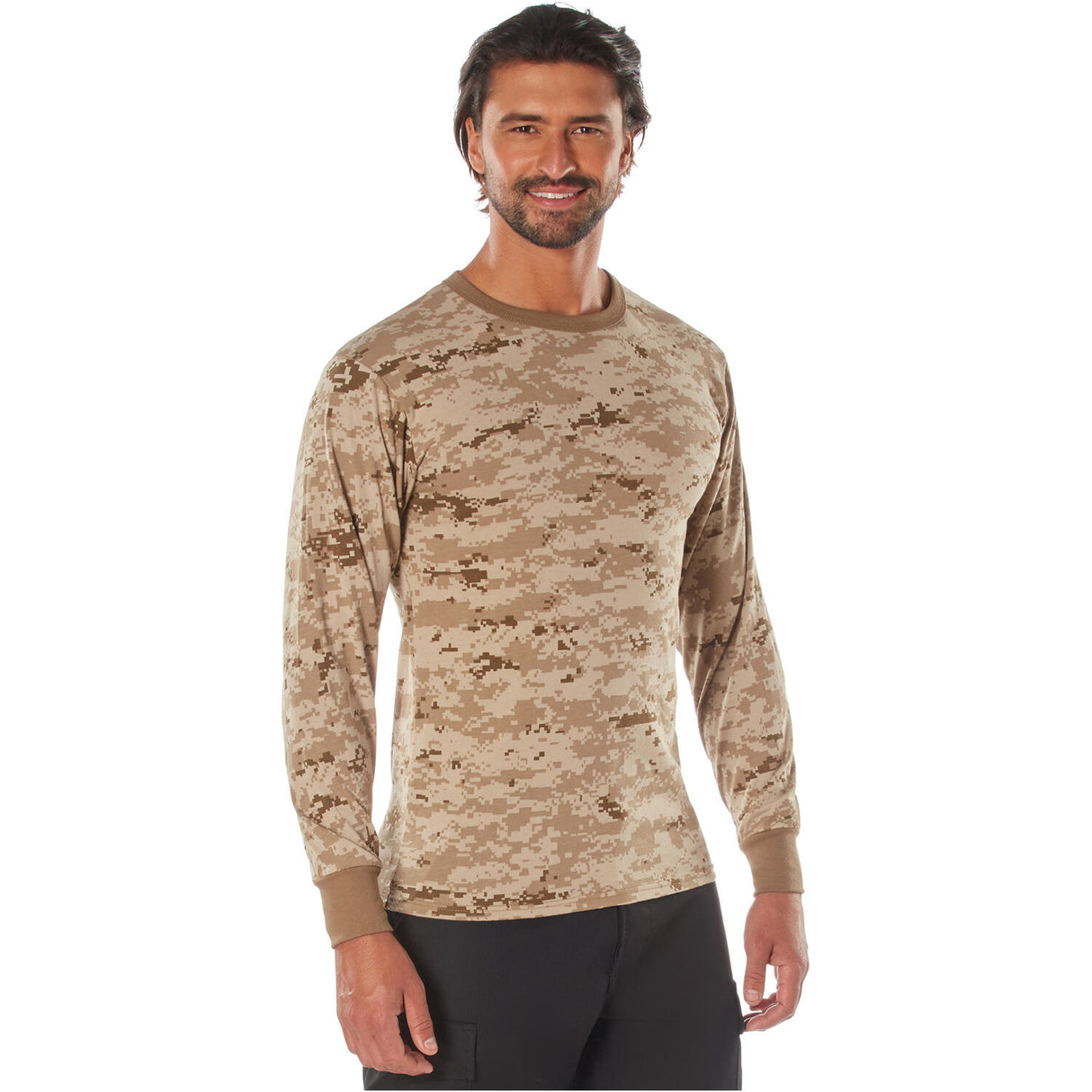 Long Sleeve Digital Camo T-Shirt