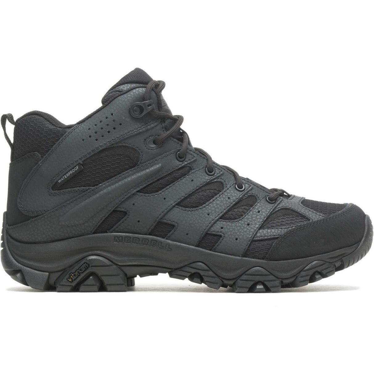 Merrell Moab 3 Mid Black Waterproof Tactical Boot