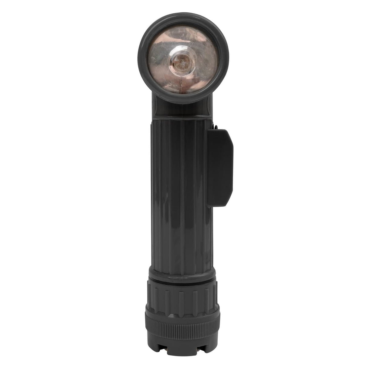 Basic Issue Black D-Cell Anglehead Military Type Flashlight
