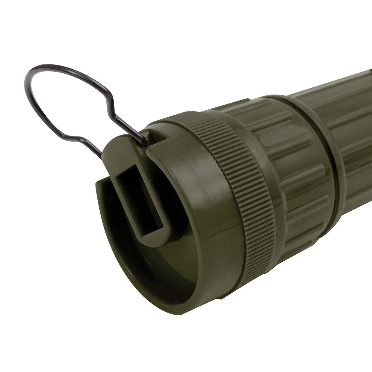Basic Issue Olive Drab D-Cell Anglehead Military Type Flashlight
