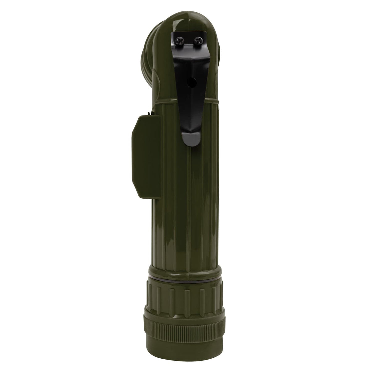 Basic Issue Olive Drab D-Cell Anglehead Military Type Flashlight