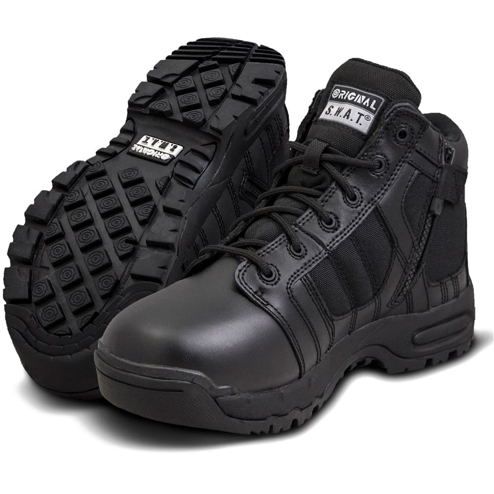 Original S.W.A.T. Metro Air 5-inch Side-Zip Men's Black Tactical Boot