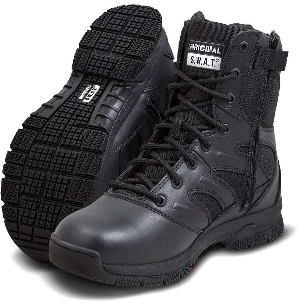 Original S.W.A.T. Force 8-inch Side Zip Men's Black Tactical Boot
