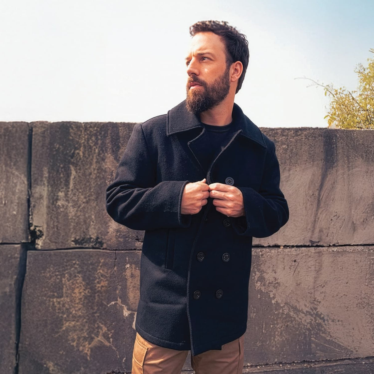 Basic Issue U.S. Navy Style Wool Peacoat