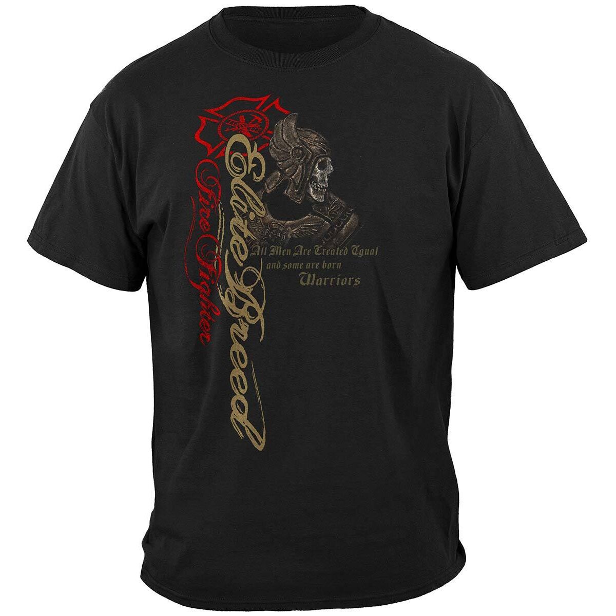 Elite Breed Warrior Firefighter T-Shirt - Black