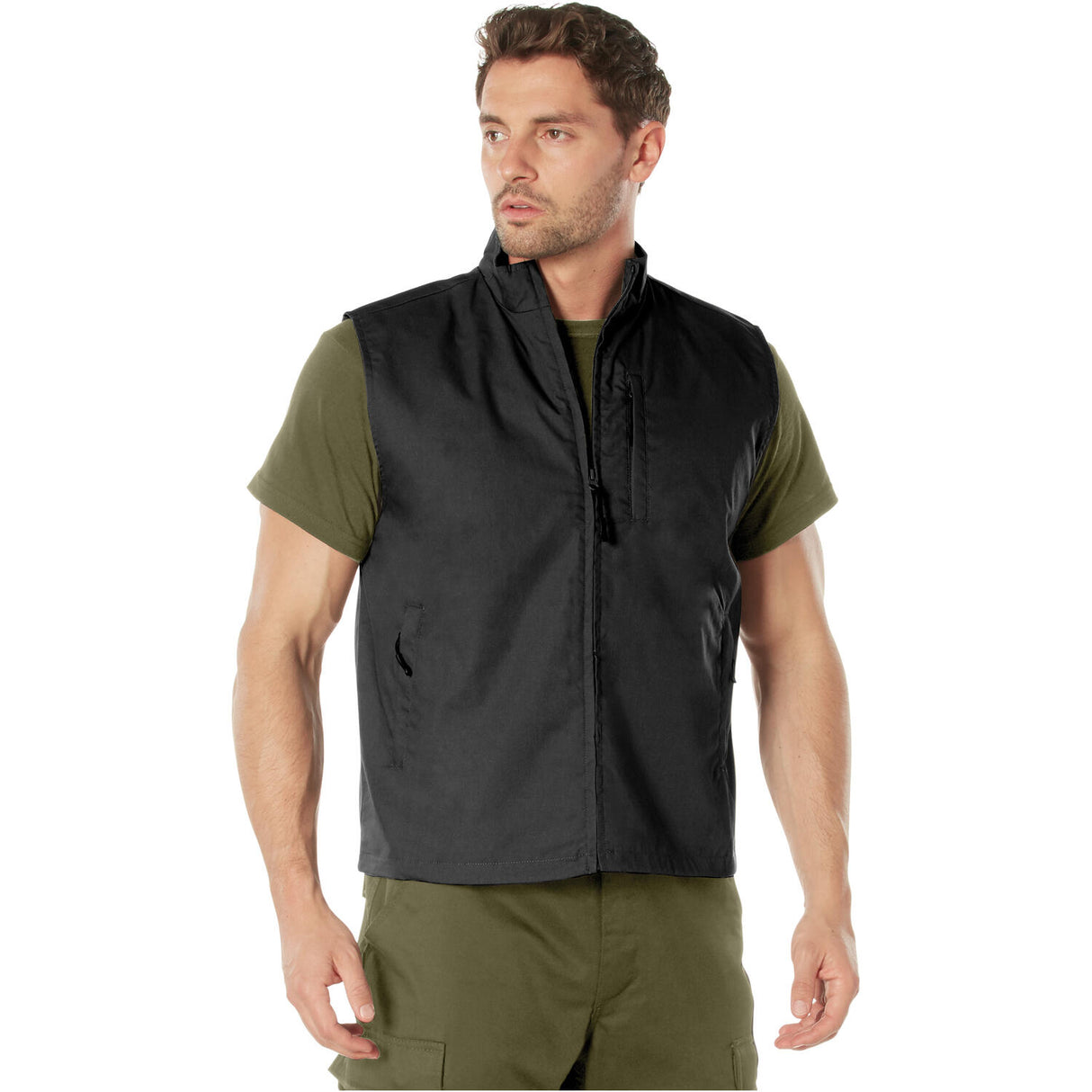 Black Lightweight Undercover Tactical Travel Vest