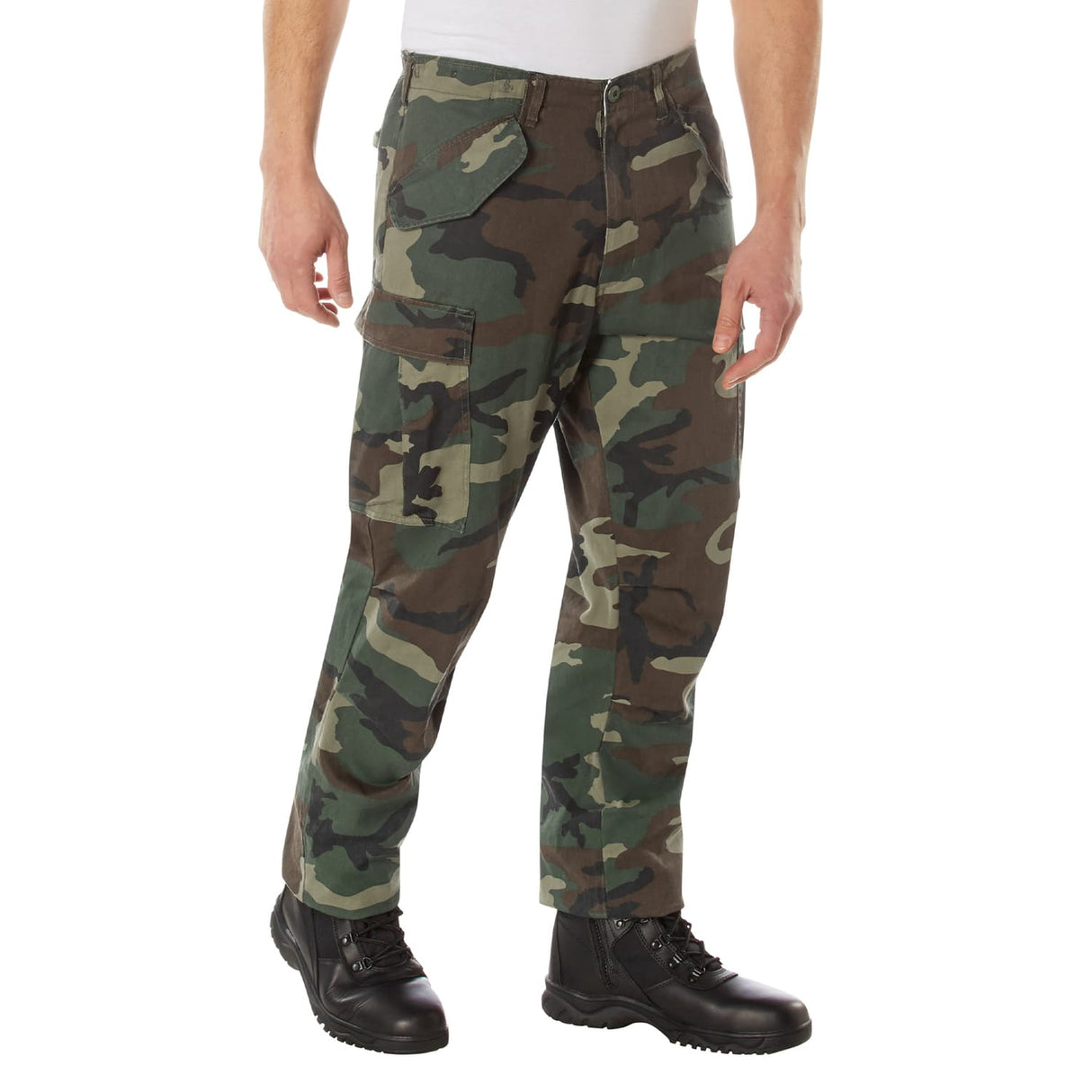 Vintage M-65 Woodland Camo Army Fatigue Pants