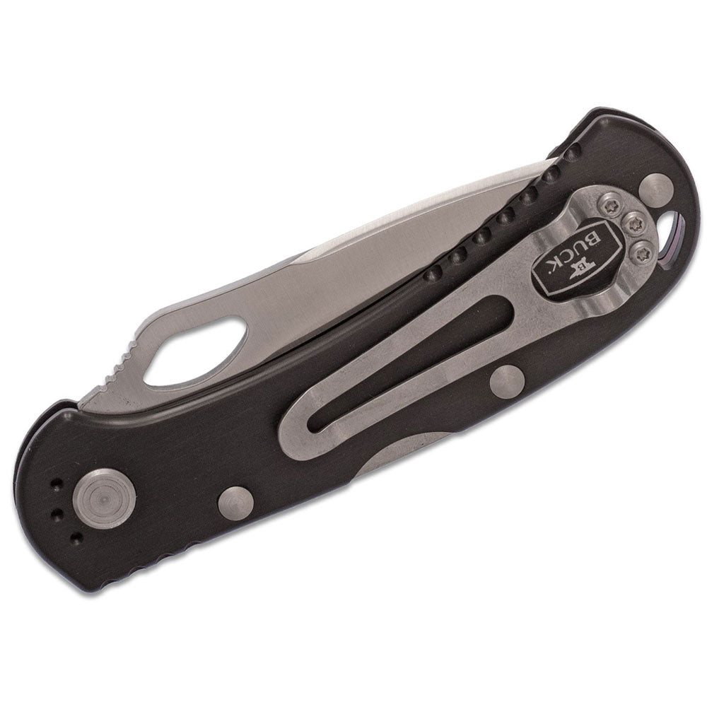 Buck SpitFire Black 4.25-Inch Folding Knife