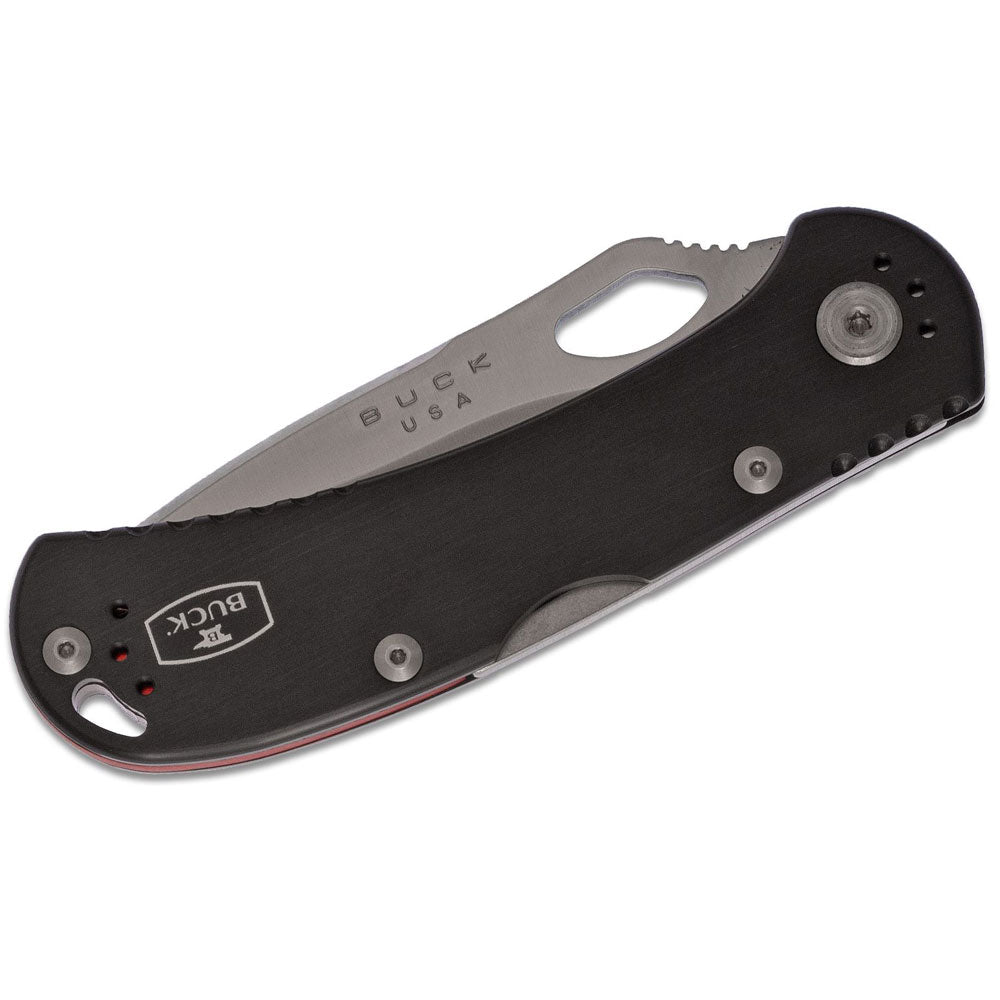 Buck SpitFire Black 4.25-Inch Folding Knife