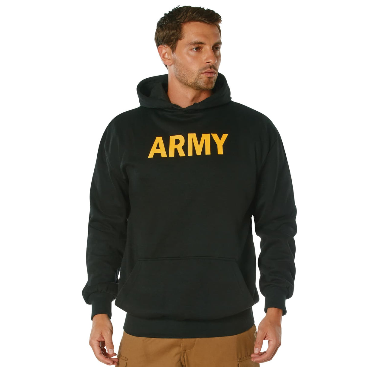 Men's Army PT Black Lightweight Pullover Hoodie