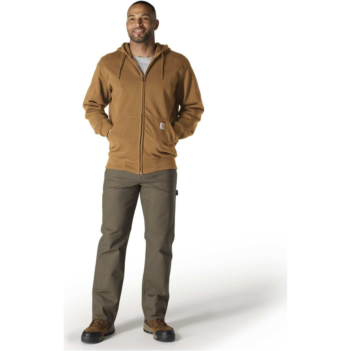 Carhartt Paxton Rain Defender Zip Up Heavyweight Hoodie