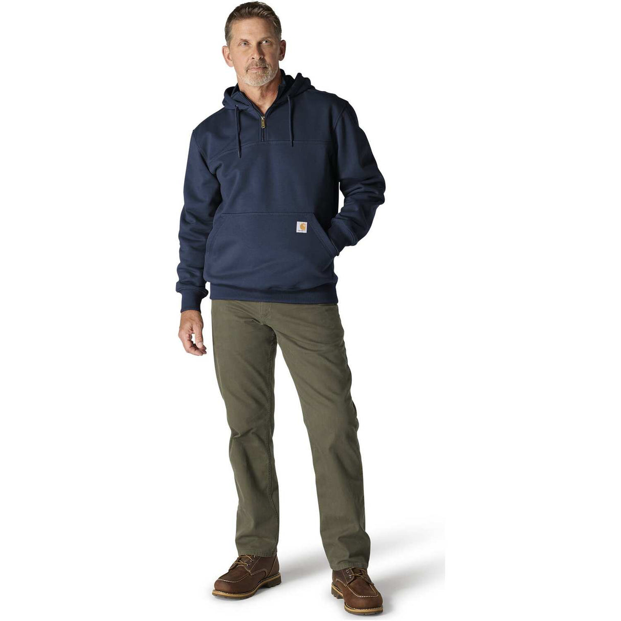 Carhartt Rain Defender Paxton Heavyweight Quarter-Zip Men's Hooded Sweatshirt