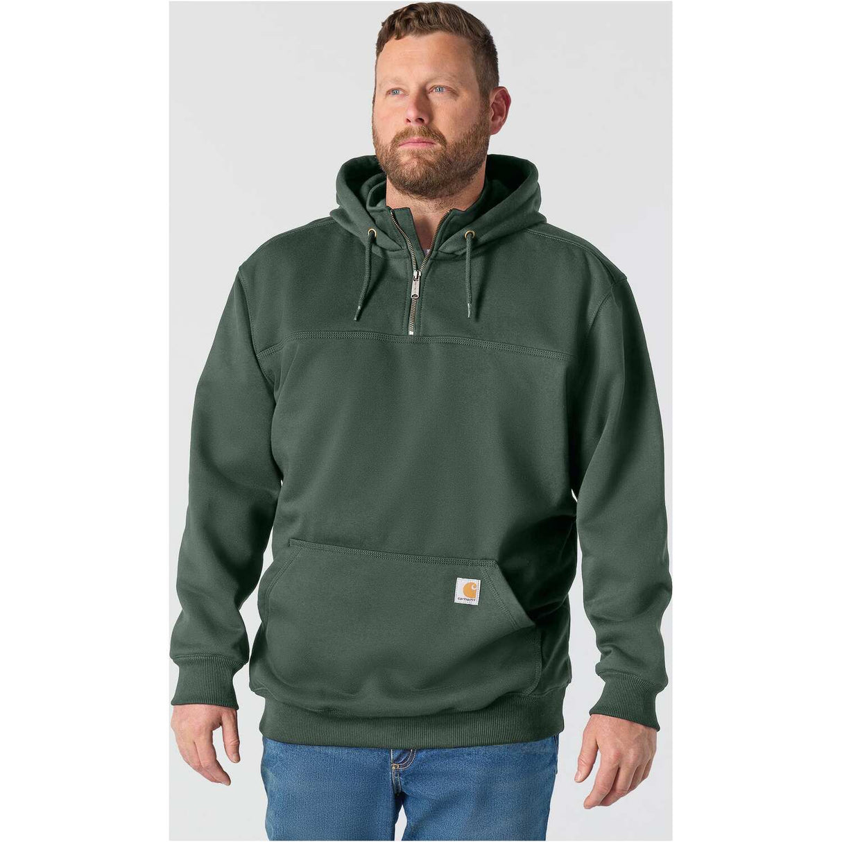 Carhartt Rain Defender Paxton Heavyweight Quarter-Zip Men's Hooded Sweatshirt