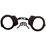 Black Steel Double Lock Handcuffs