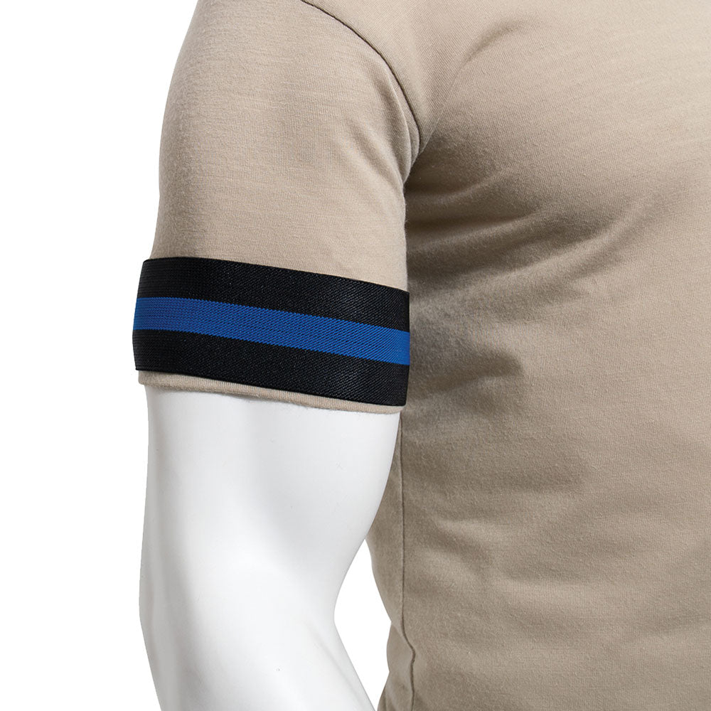 Thin Blue Line Police Mourning Arm Band