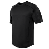 Trident Short Sleeve Battle Top - Black