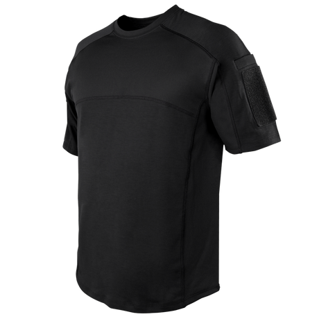 Trident Short Sleeve Battle Top - Black